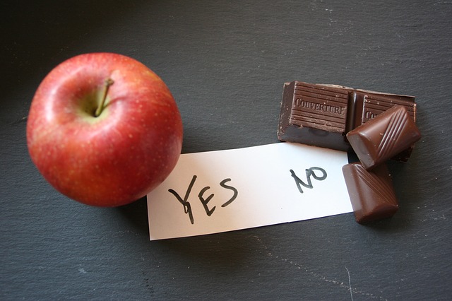 jablko- čokoláda – ano – ne
